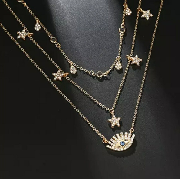 Necklace 3 layers necklace - Picture 4 of 4